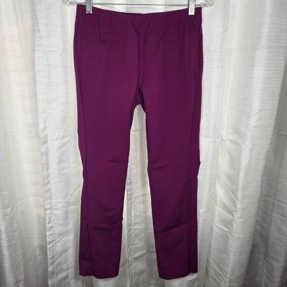 J. Jill Cropped Purple Mauve Woman's Pants Size 2 Petite - Picture 1 of 7